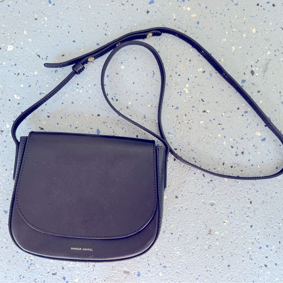 Mansur Gavriel black cross body bag